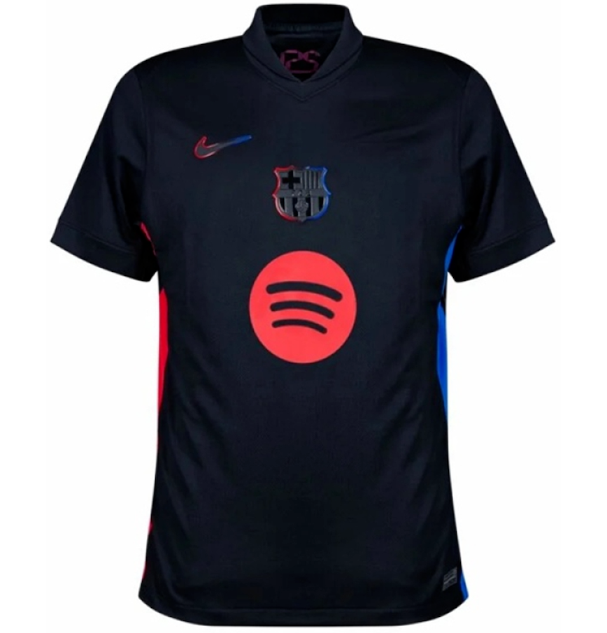  Áo Nike Barcelona 2025 Away Champions League 'Black' 