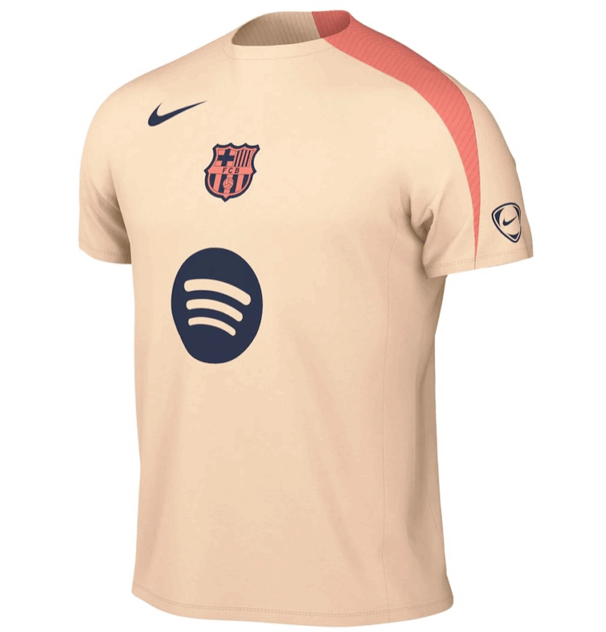  Áo Nike FC Barcelona Strike Top 25/26 'Crimson Tint' 