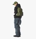  Balo MCM Stark Backpack in Visetos 'Khaki Moss' 
