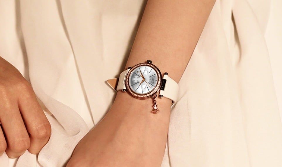  Đồng Hồ Nữ Vivienne Westwood Orb Pastelle 'White' 