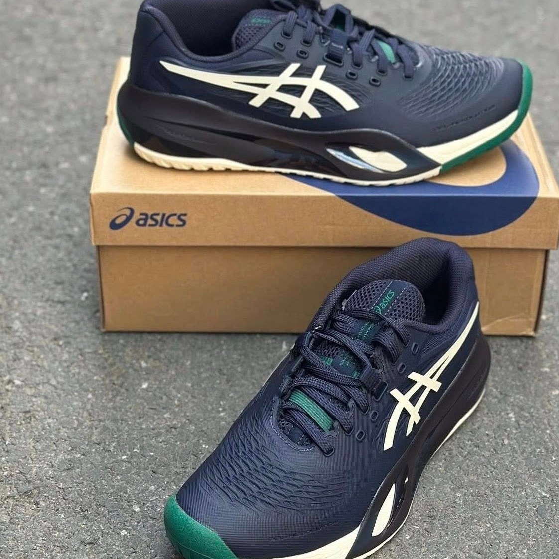  Giày Nam Asics Gel-Resolution X 'Midnight Cream' 