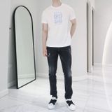  Giày Nam Givenchy Double Webbing Strap 'White' 