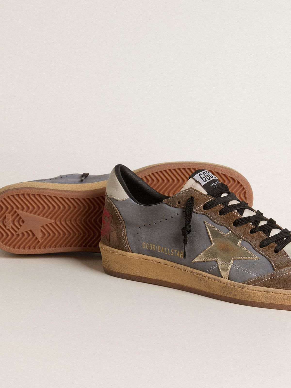  Giày Nam Golden Goose Ball Star 'Gray' 