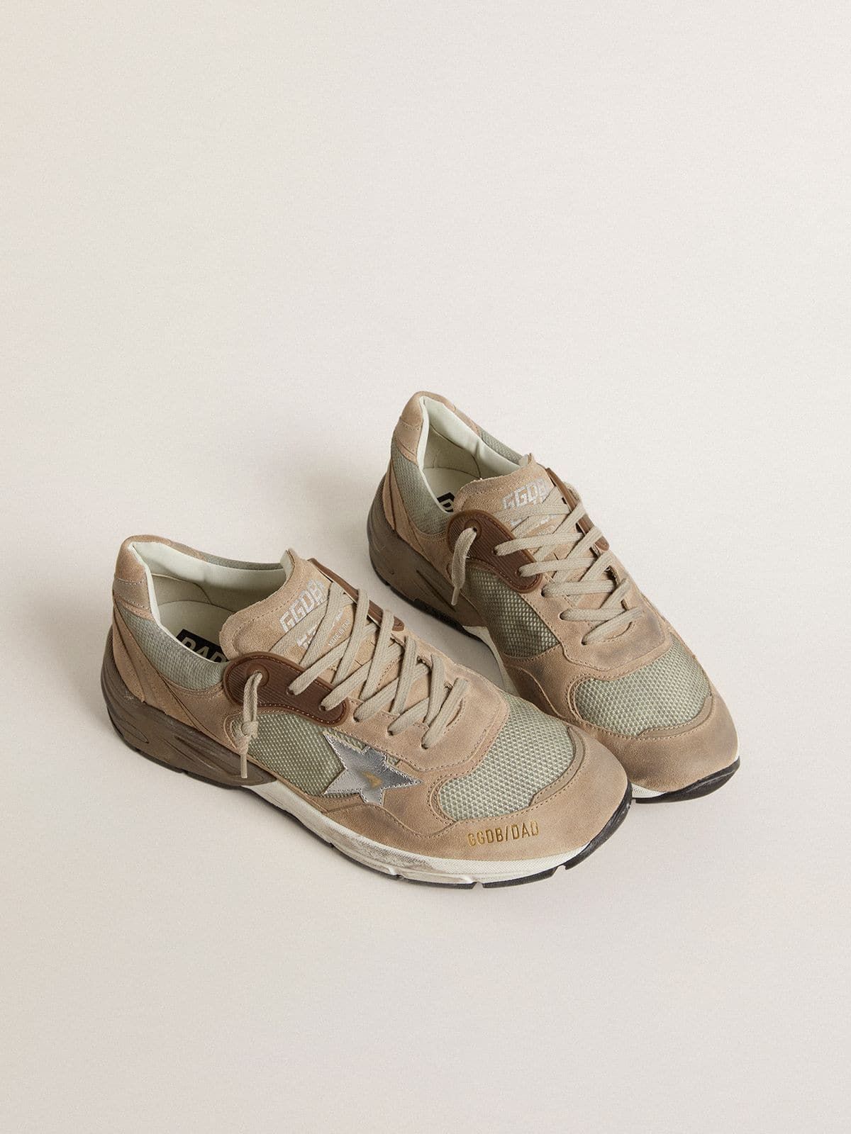 Giày Nam Golden Goose Dad-Star 'Beige' 