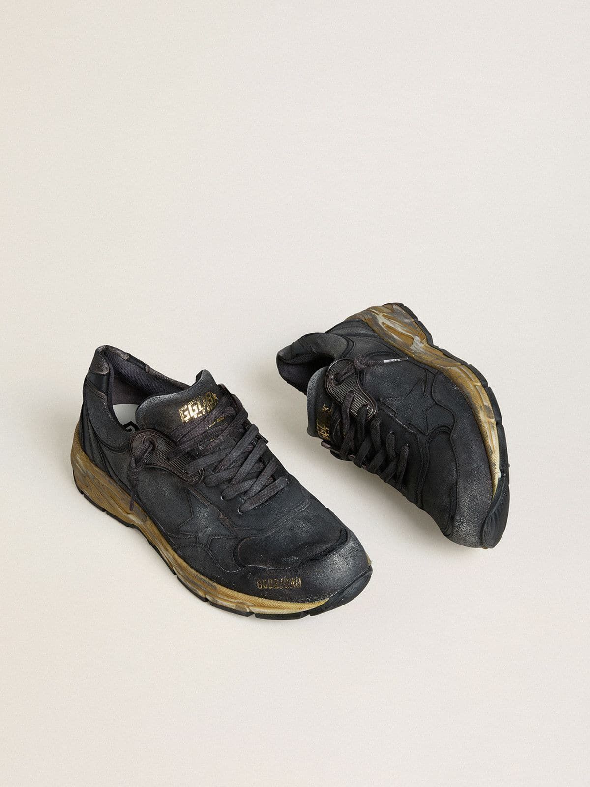  Giày Nam Golden Goose Dad-Star 'Black' 