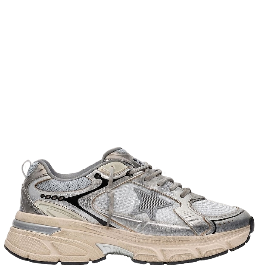 Giày Nam Golden Goose Lightstar 'Silver' 