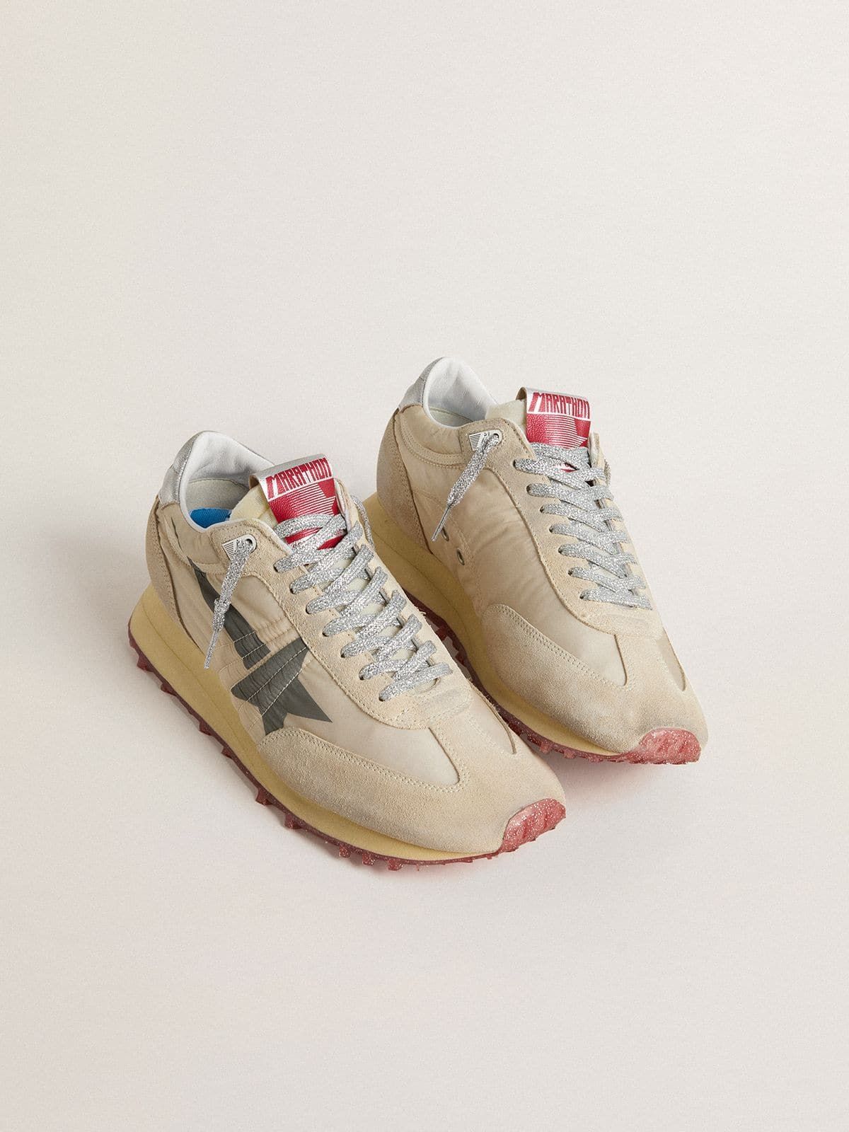  Giày Nam Golden Goose Marathon 'Beige' 