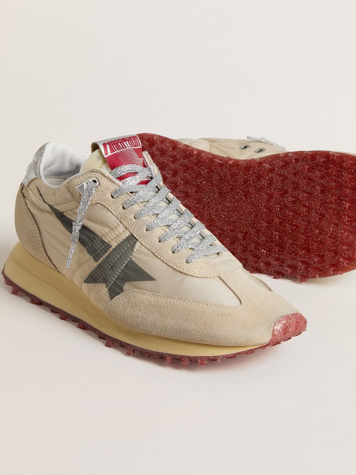  Giày Nam Golden Goose Marathon 'Beige' 