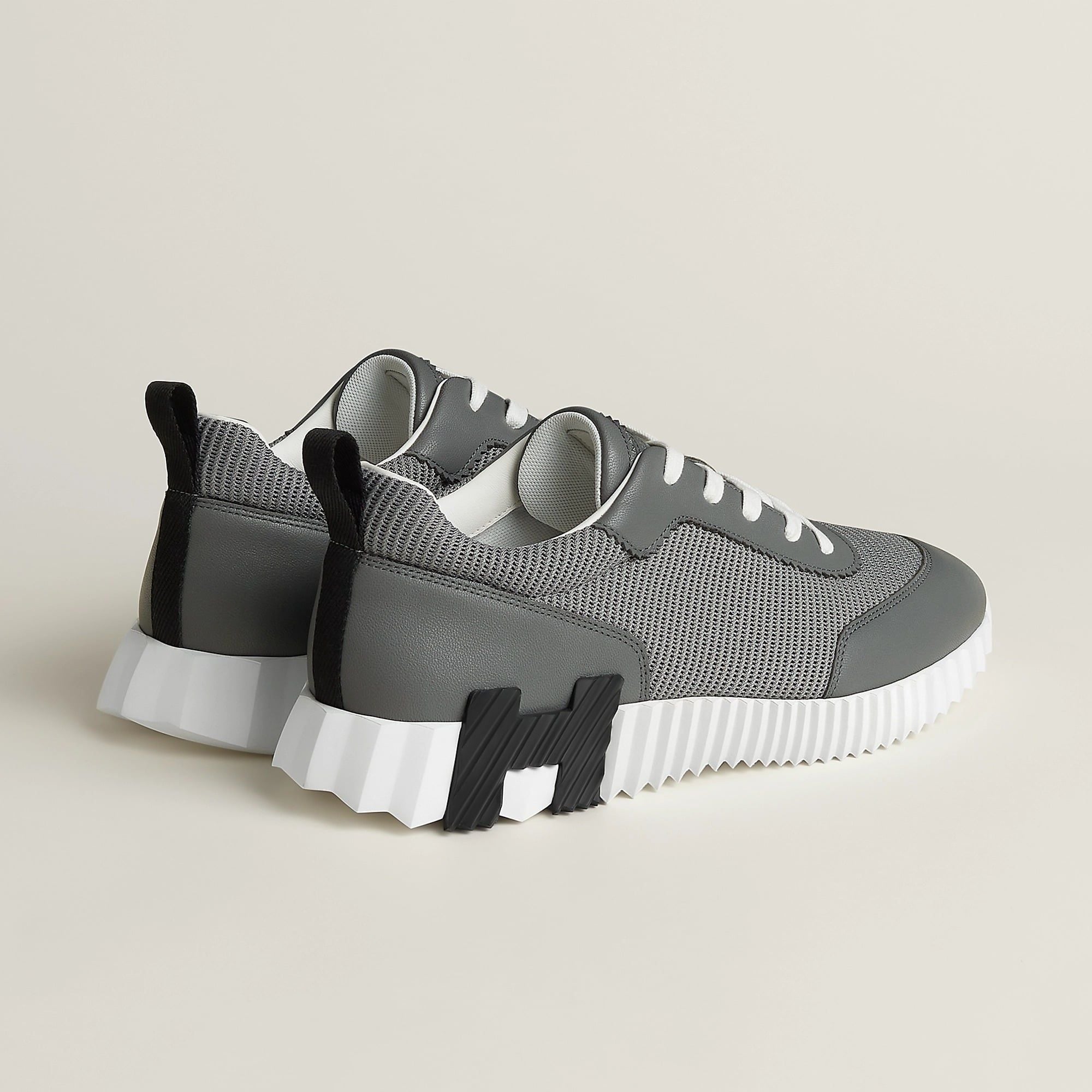  Giày Nam Hermes Bouncing Sneaker 'Gris Osmium' 