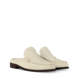  Giày Nam Louis Vuitton Major Open Back Loafers 'Beige' 