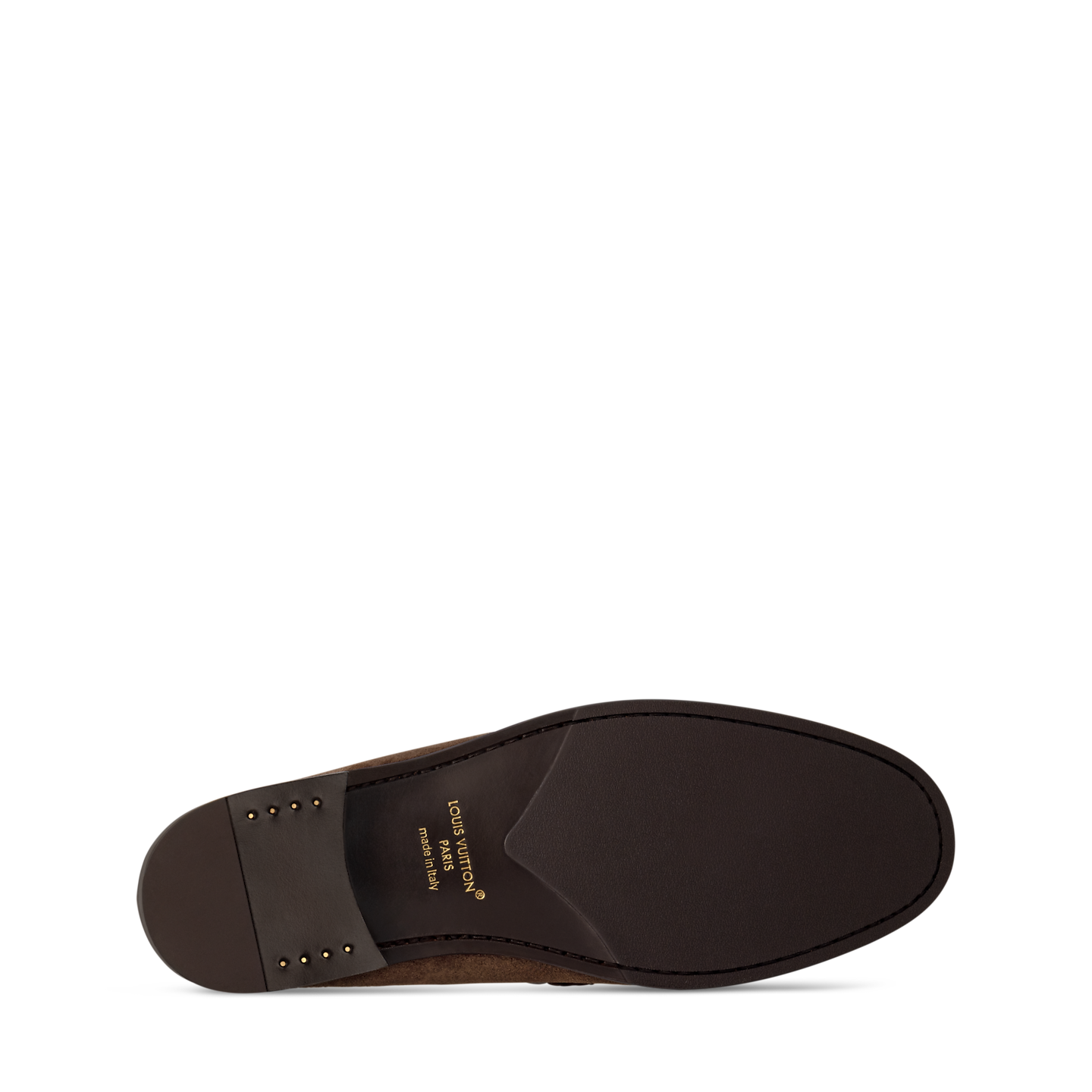  Giày Nam Louis Vuitton Major Open Back Loafers 'Brown' 