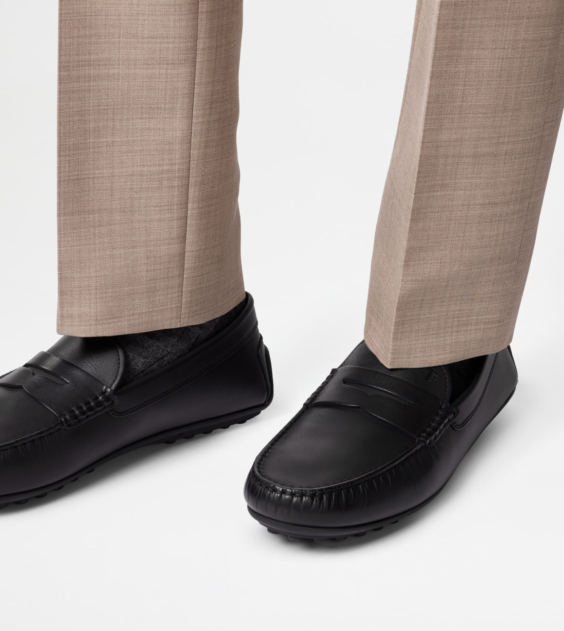  Giày Nam Tod's City Gommino Loafers 'Black' 
