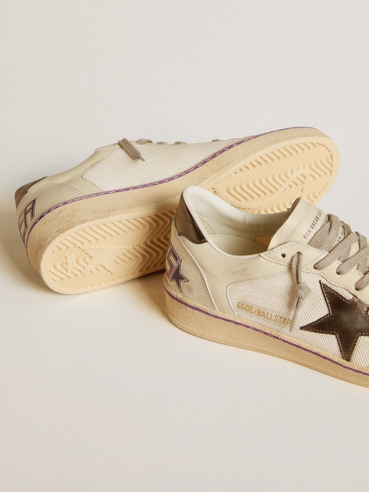  Giày Nữ Golden Goose Ball Star 'White' 