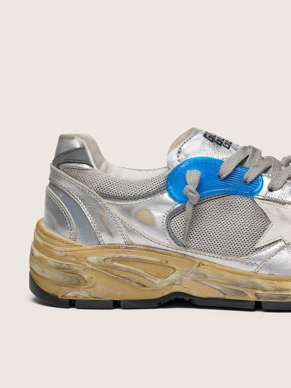  Giày Nữ Golden Goose Dad-Star 'Silver' 