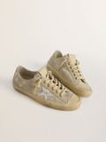  Giày Nữ Golden Goose V-Star 'Ice-gray' 