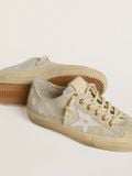  Giày Nữ Golden Goose V-Star 'Ice-gray' 