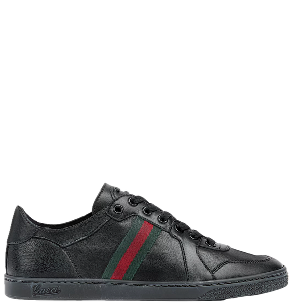  Giày Nữ Gucci Stretch Low-top Trainer 'Black' 