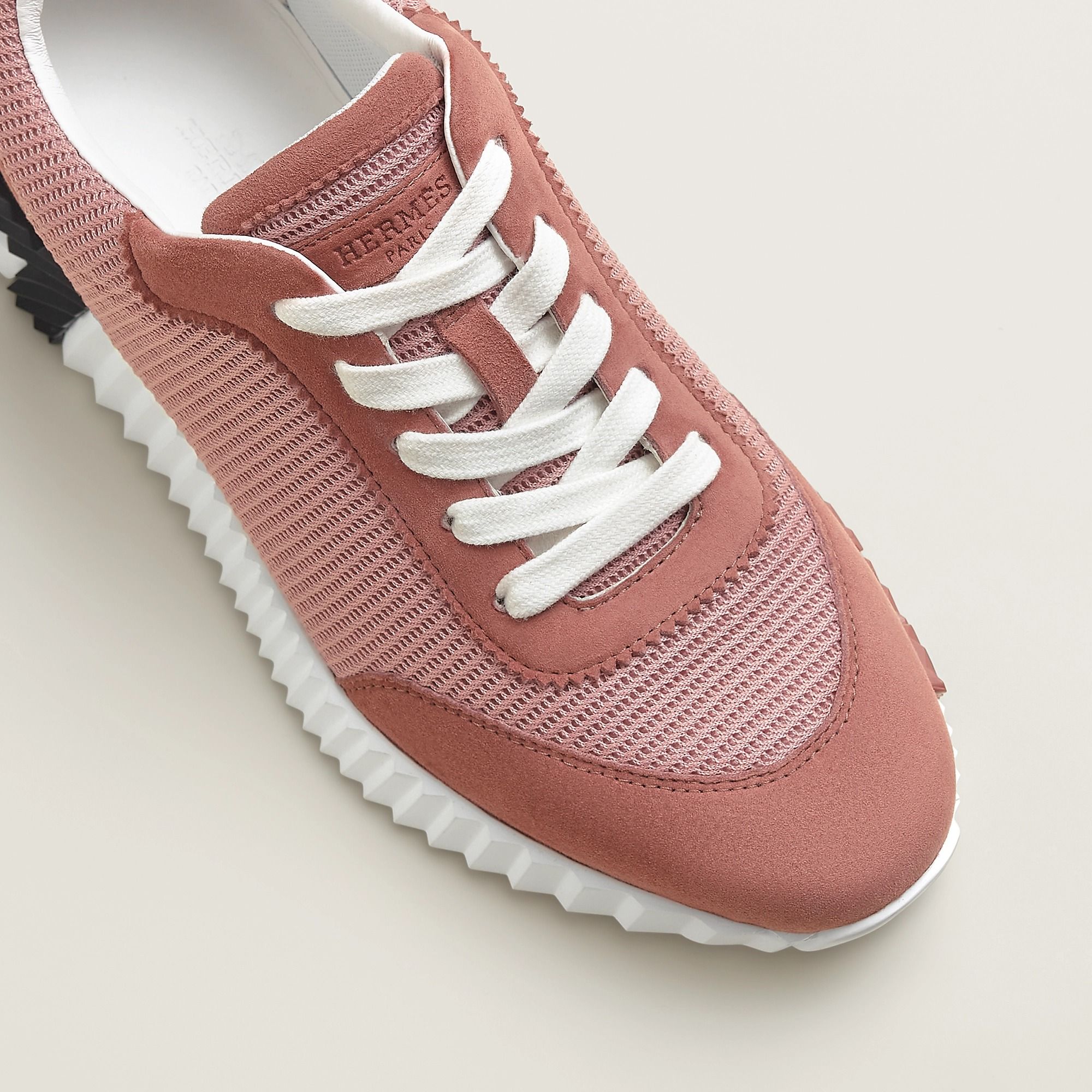  Giày Nữ Hermes Bouncing Sneaker 'Rose Antique' 