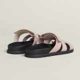  Giày Nữ Hermes Chypre Sandal 'Rose Porcelaine' 