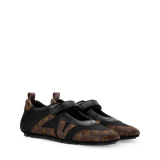  Giày Nữ Louis Vuitton LV Sneakerina Mary Janes 'Brown' 