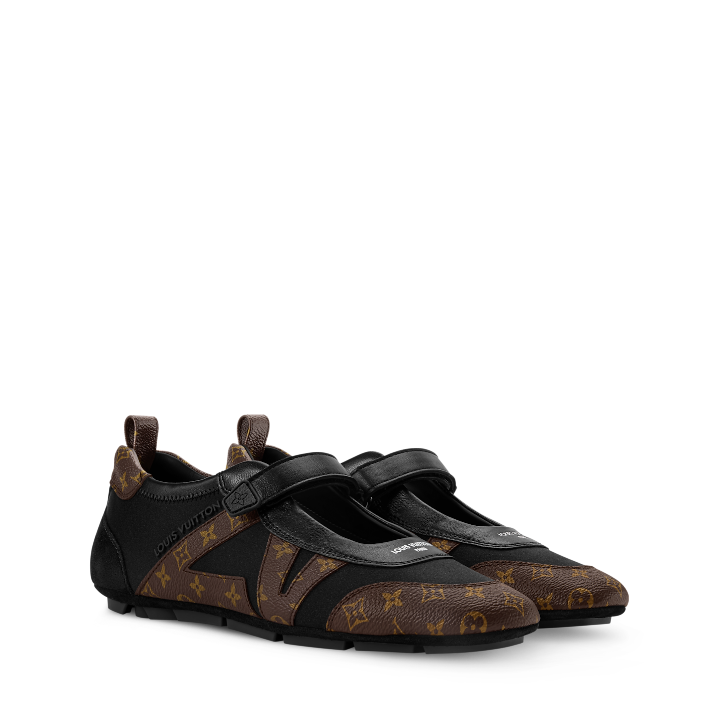  Giày Nữ Louis Vuitton LV Sneakerina Mary Janes 'Brown' 