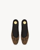  Giày Nữ Saint Laurent Lido Slip-ons 'Leopard' 