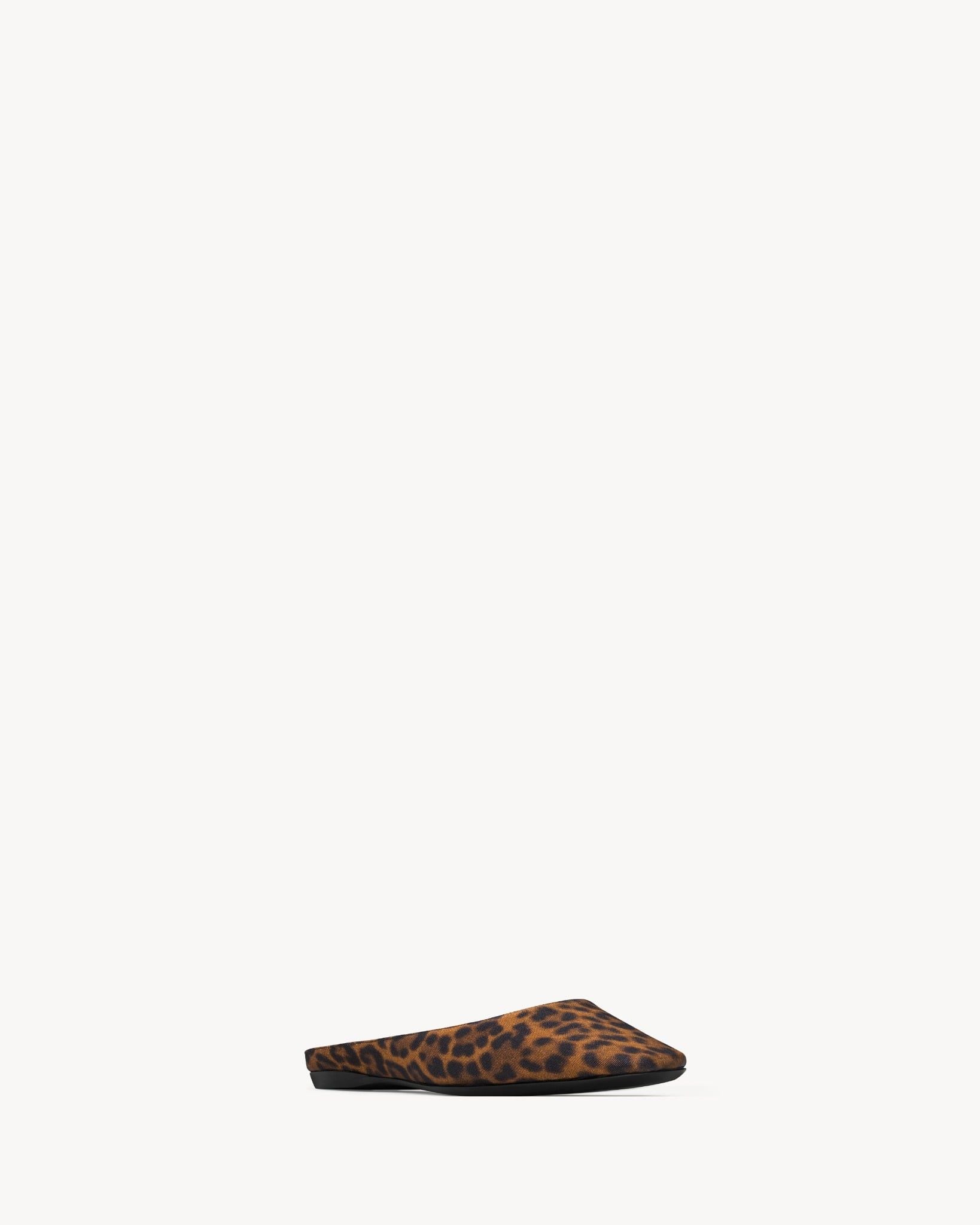  Giày Nữ Saint Laurent Lido Slip-ons 'Leopard' 