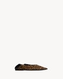  Giày Nữ Saint Laurent Nour Slippers 'Leopard' 