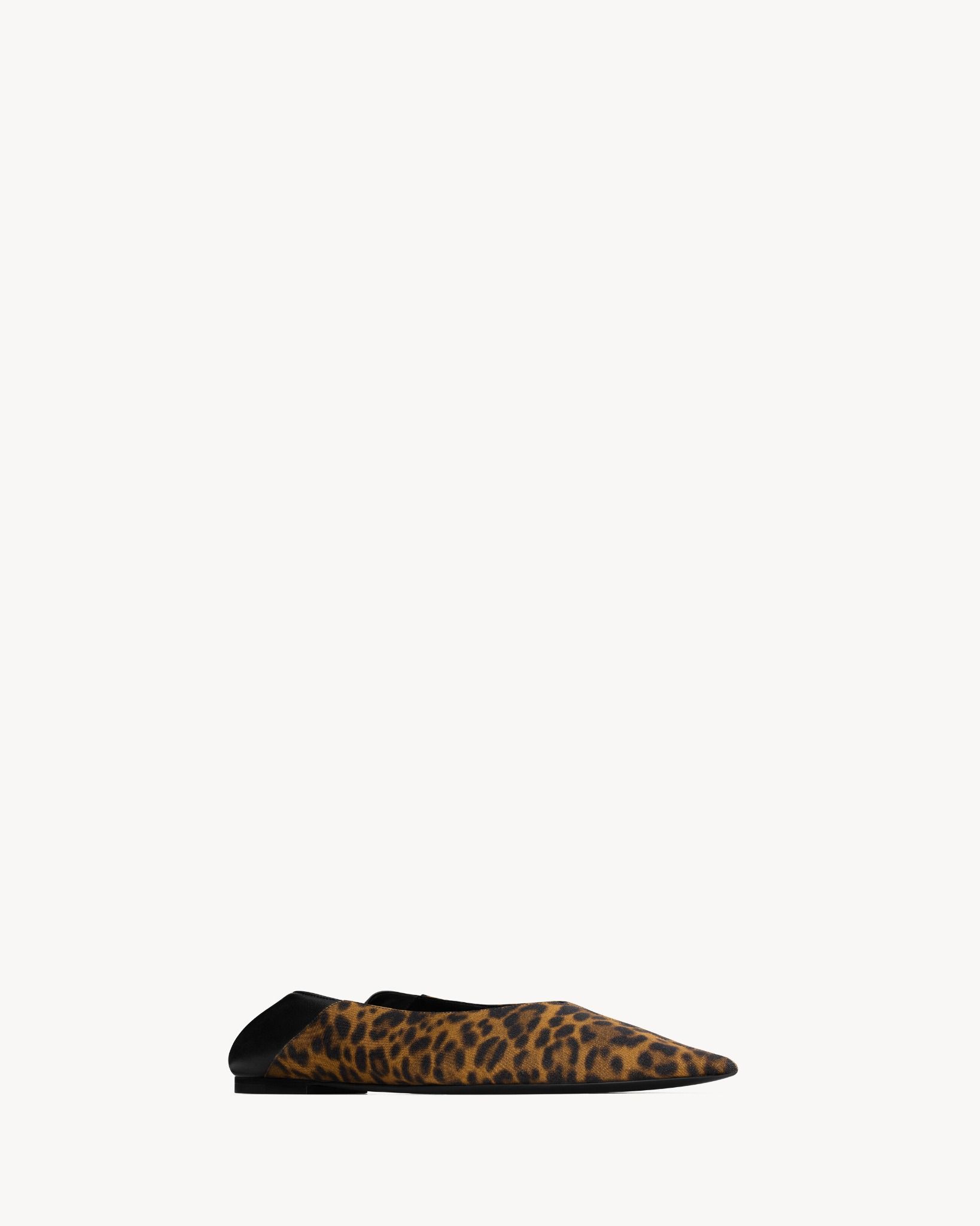  Giày Nữ Saint Laurent Nour Slippers 'Leopard' 