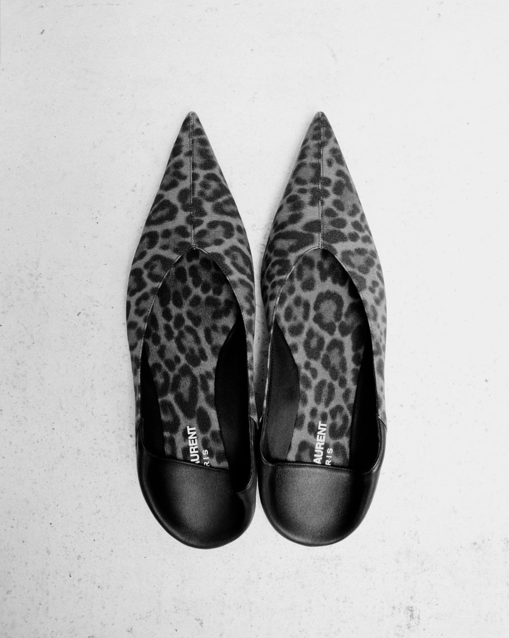  Giày Nữ Saint Laurent Nour Slippers 'Leopard' 