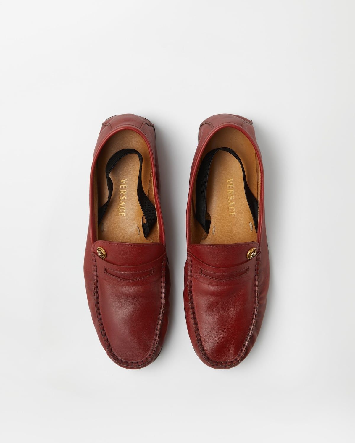  Giày Nữ Versace Guanto Moccassins 'Red' 