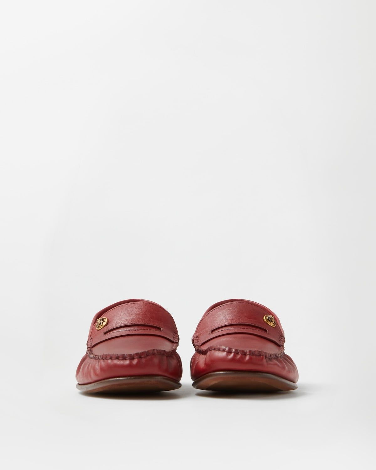  Giày Nữ Versace Guanto Moccassins 'Red' 