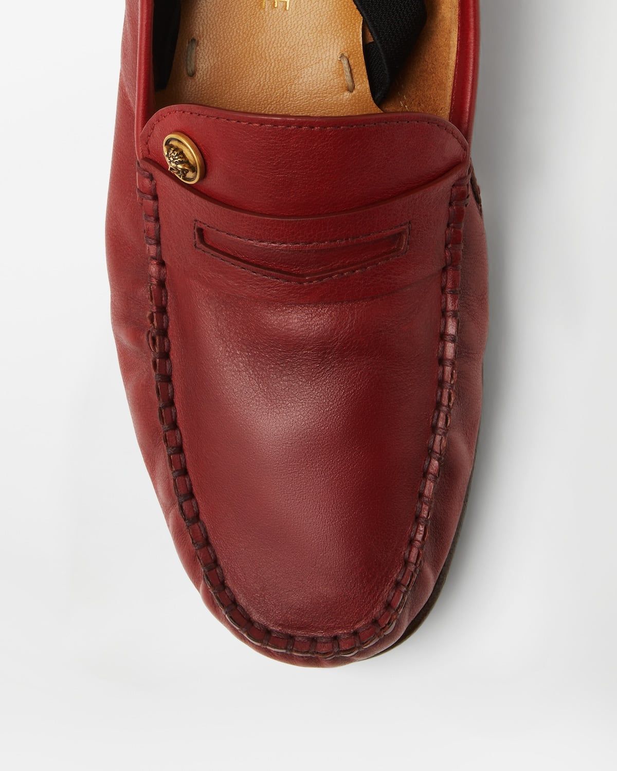  Giày Nữ Versace Guanto Moccassins 'Red' 