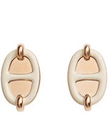  Khuyên Tai Nữ Hermes Mini Maillon 'Crème Rose Gold' 