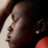  Khuyên Tai Nữ Hermes Mini Pop H 'Blanc Palladium' 