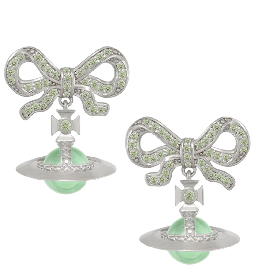  Khuyên Tai Nữ Vivienne Westwood Octavie 'Green' 