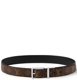  Thắt Lưng Nam Louis Vuitton Corner Pin 35MM Belt 'Black' 