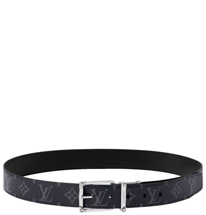  Thắt Lưng Nam Louis Vuitton Corner Pin 35MM Belt 'Black' 
