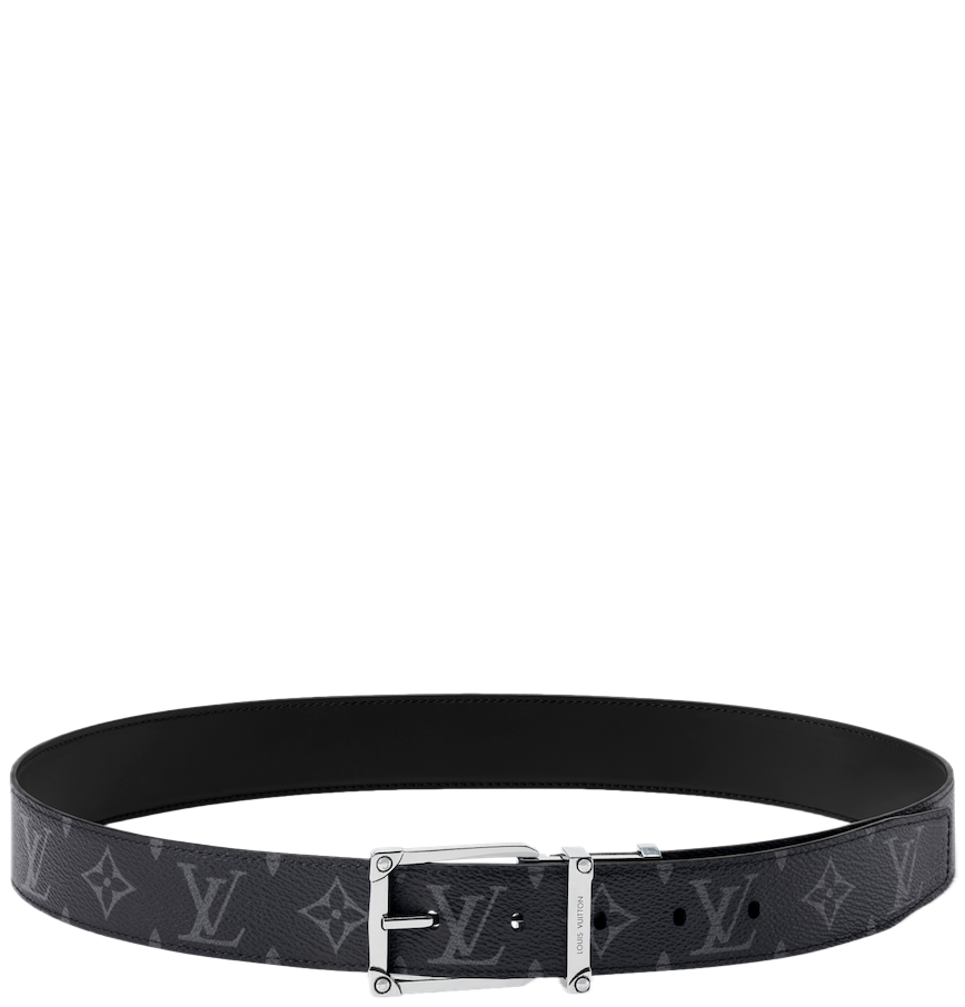  Thắt Lưng Nam Louis Vuitton Corner Pin 35MM Belt 'Black' 