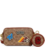  Túi Coach Charter Slim Crossbody In Signature 'Brown' 