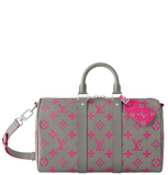  Túi Louis Vuitton Keepall Bandoulière 35 Bag 'Grey Pink' 