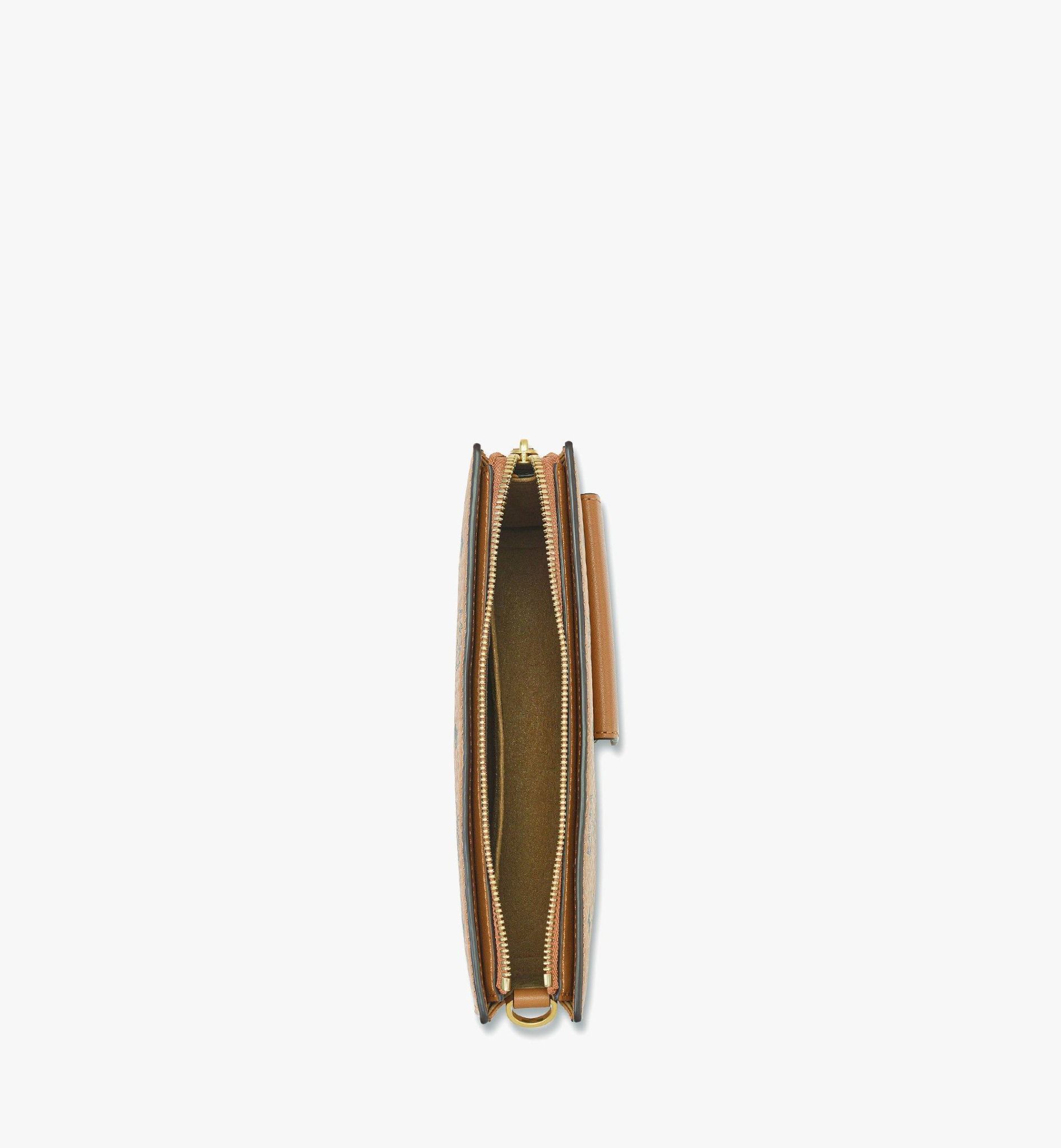  Túi MCM Aren Standing Crossbody Pouch 'Cognac' 