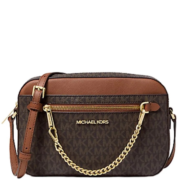  Túi Michael Kors Large Jet Set Crossbody Bag 'Brown' 