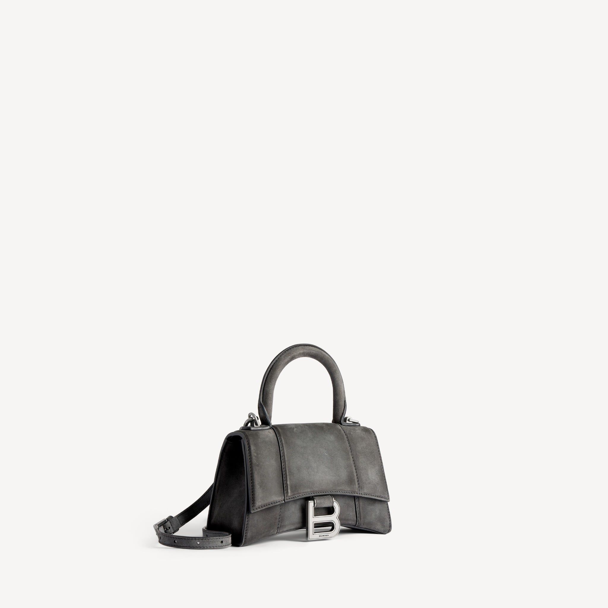  Túi Nữ Balenciaga Hourglass Handbag Xs 'Grey' 