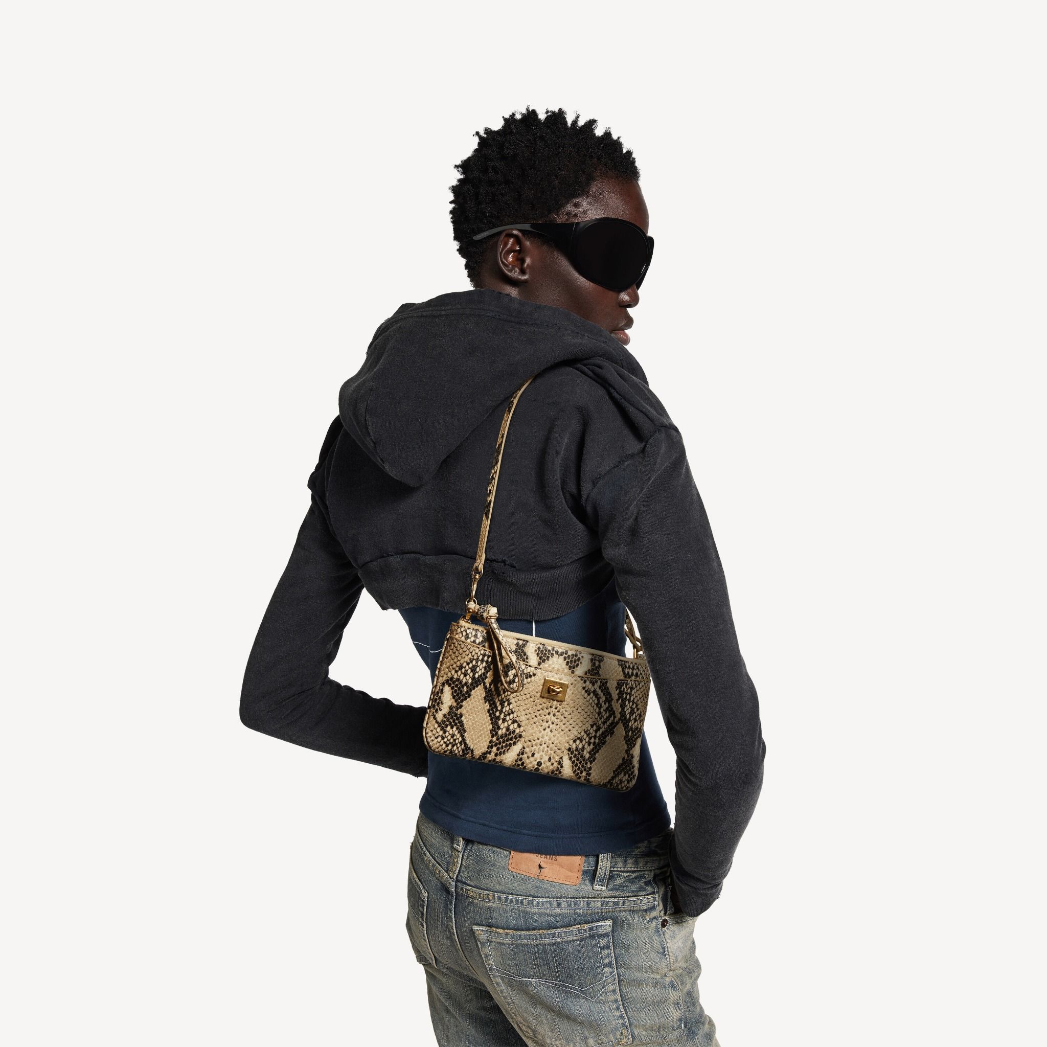  Túi Nữ Balenciaga Rodeo Phone Pouch 'Natural' 