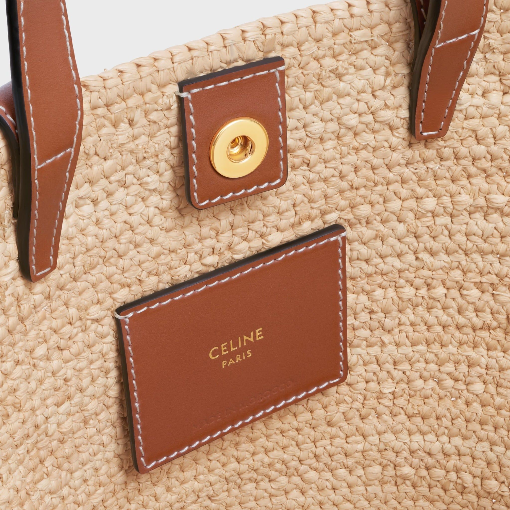  Túi Nữ Celine Nano Supple Classic Panier 'Tan' 