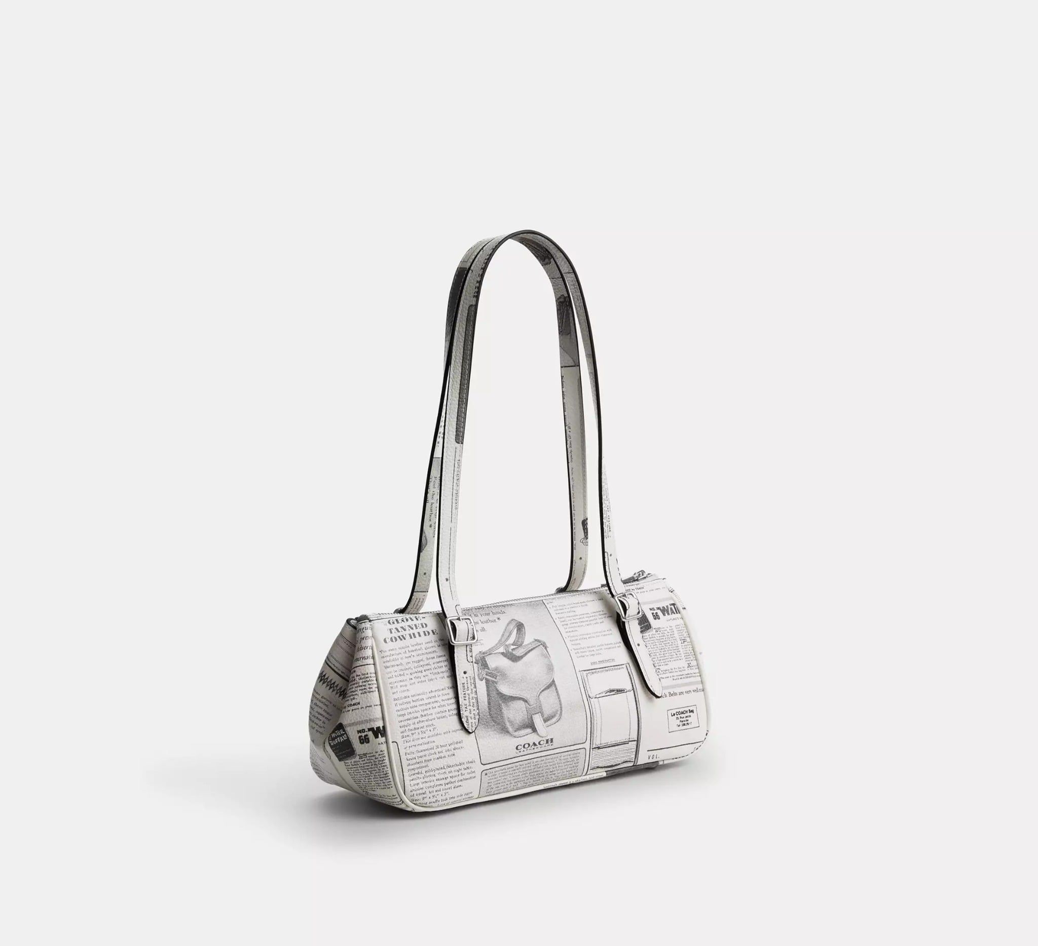  Túi Nữ Coach Asher Shoulder Bag 'Newspaper Print' 
