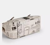  Túi Nữ Coach Asher Shoulder Bag 'Newspaper Print' 