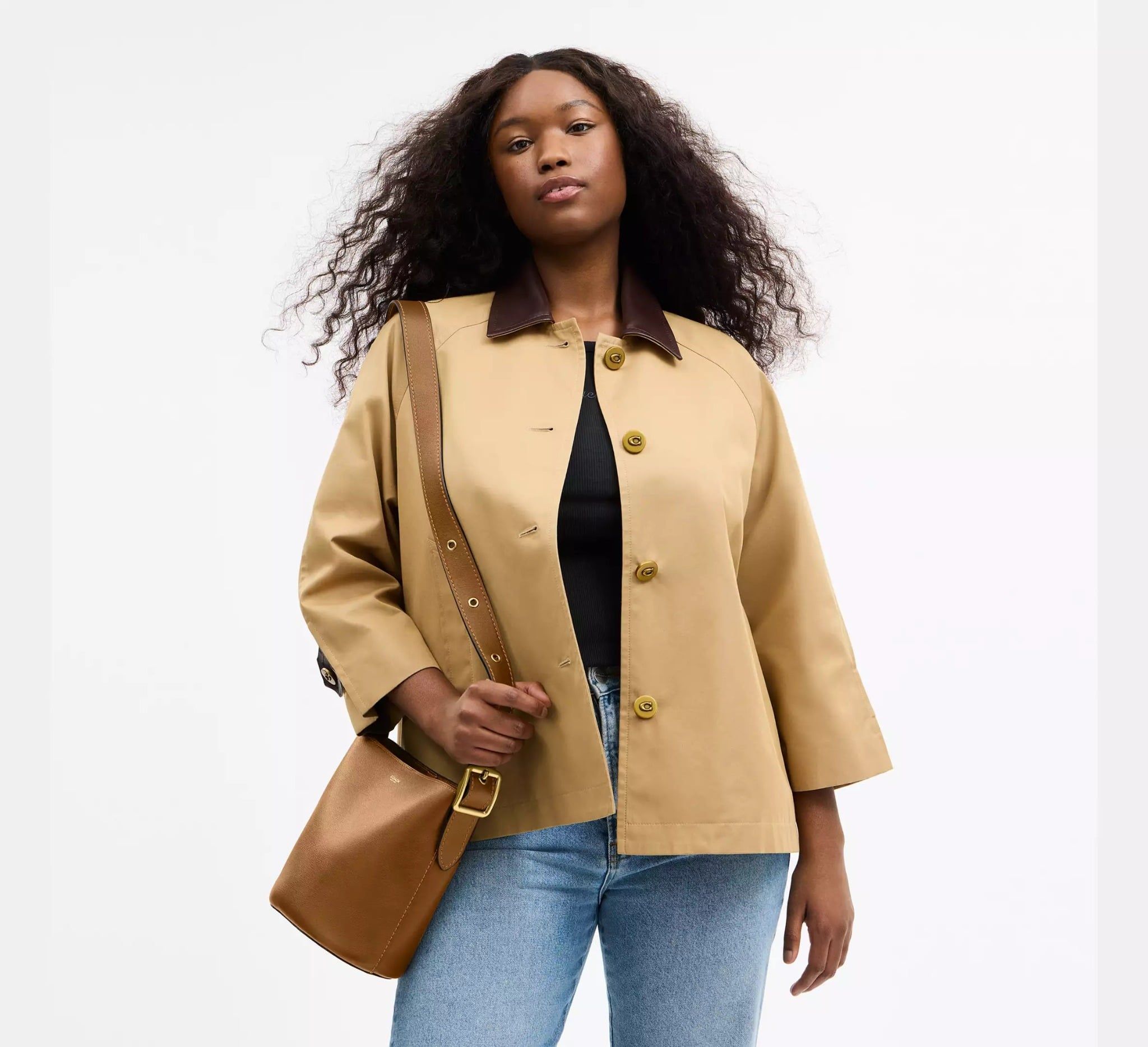  Túi Nữ Coach Bleecker Bucket Bag 21 'Muted Olive' 