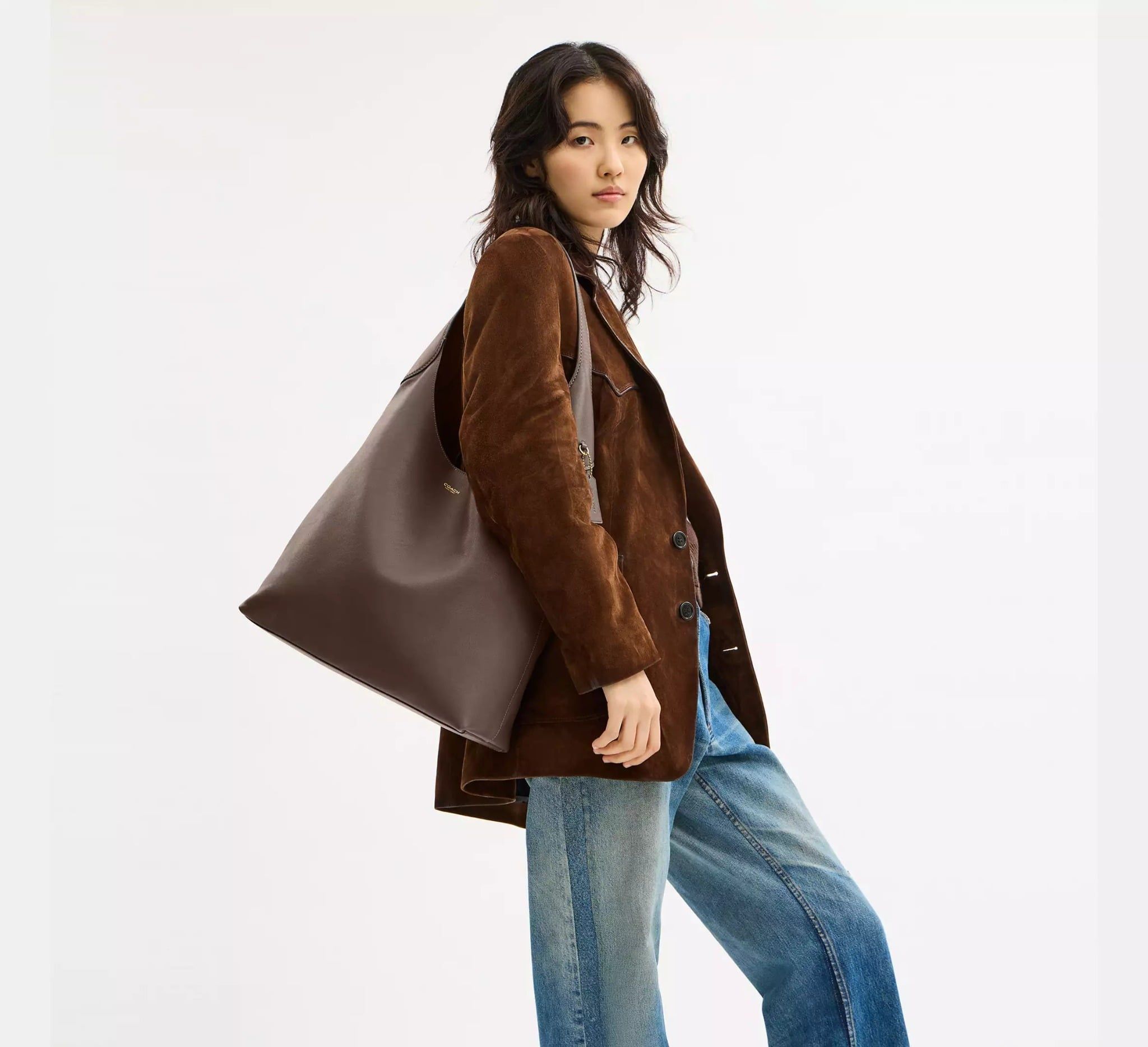  Túi Nữ Coach Brooklyn Shoulder Bag 39 'Dark Stone' 